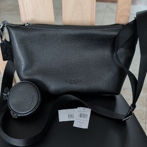 Coach Unisex "Small Finn Crossbody With Coin Purse" Crossbody NWT